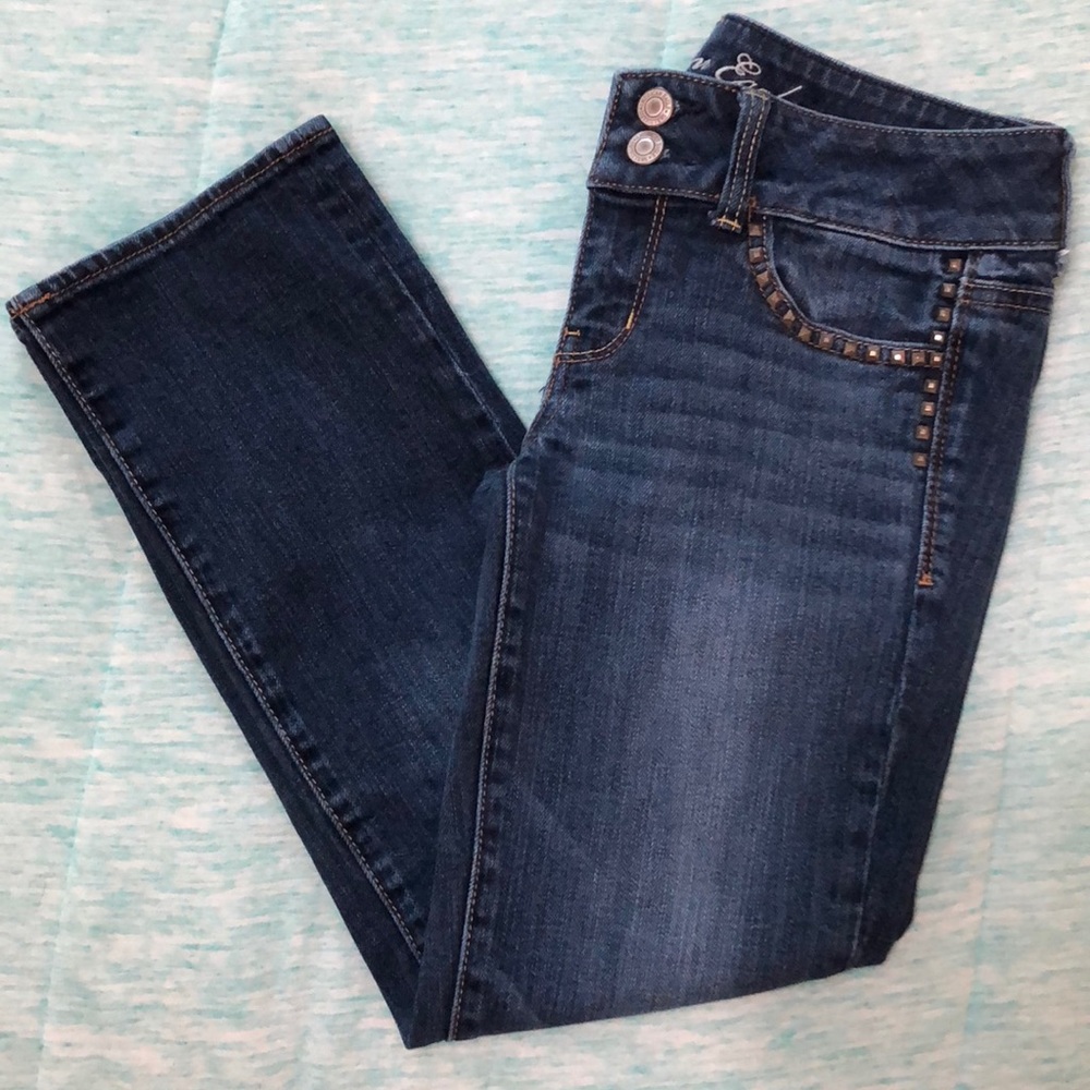 AEO Artist Studded Denim Capris - Picture 4 of 12